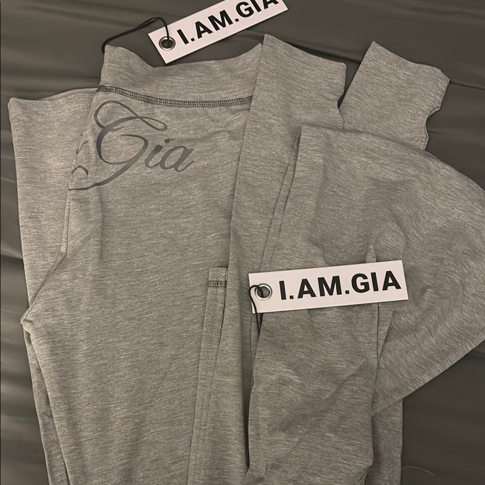 I.AM.GIA Heather Grey Trackpant & Hoodie SET